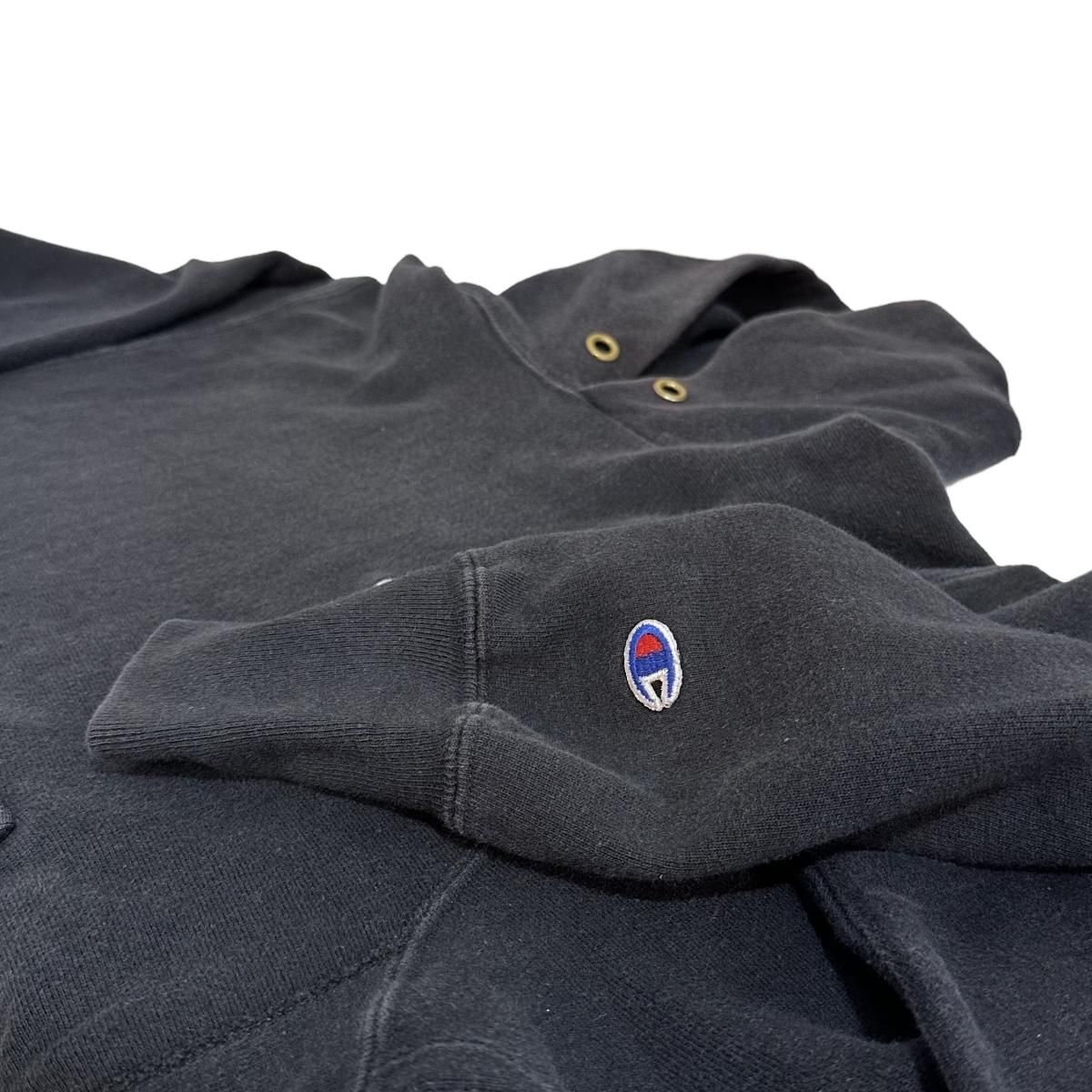 USA製 90s Champion R/W Sweat Hoodie 黒 M 刺繍タグ USA製 90s Champion R/W Sweat Hoodie 黒 M 刺繍タグ