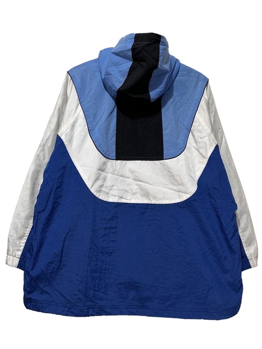 97年製 NIKE Nylon Anorak Parka 青白 M 90s ナイキ アノラック 97年製 NIKE Nylon Anorak Parka 青白 M 90s ナイキ アノラック