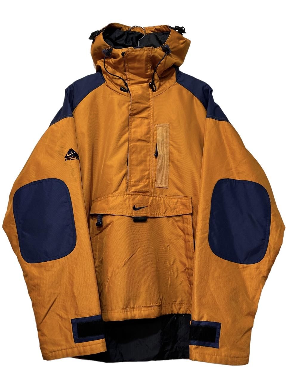 98年製 NIKE ACG Ski Anorak Parka 黄紺 L 90s ナイキ エーシージー ...