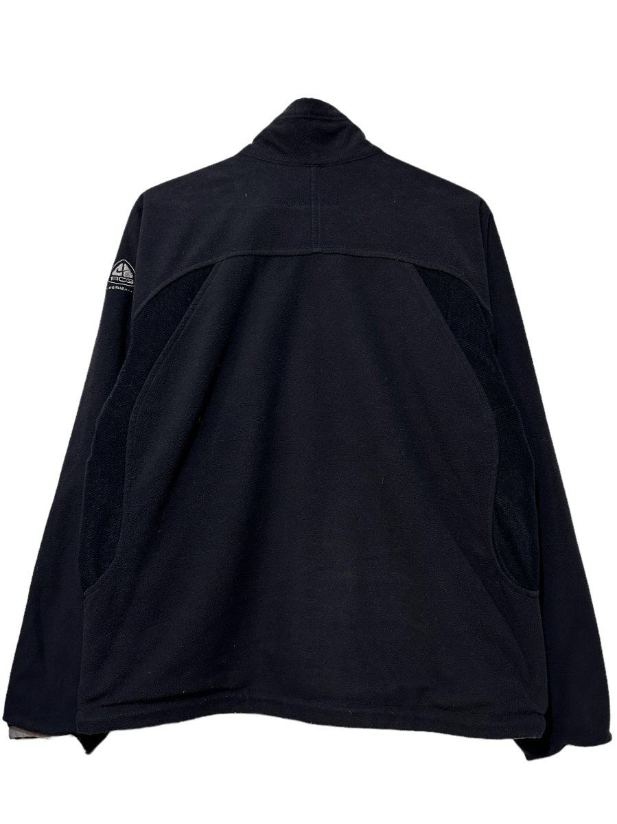 02年製 NIKE ACG Nylon × Fleece Reversible Jacket 黒灰 M 00s ナイキ ...