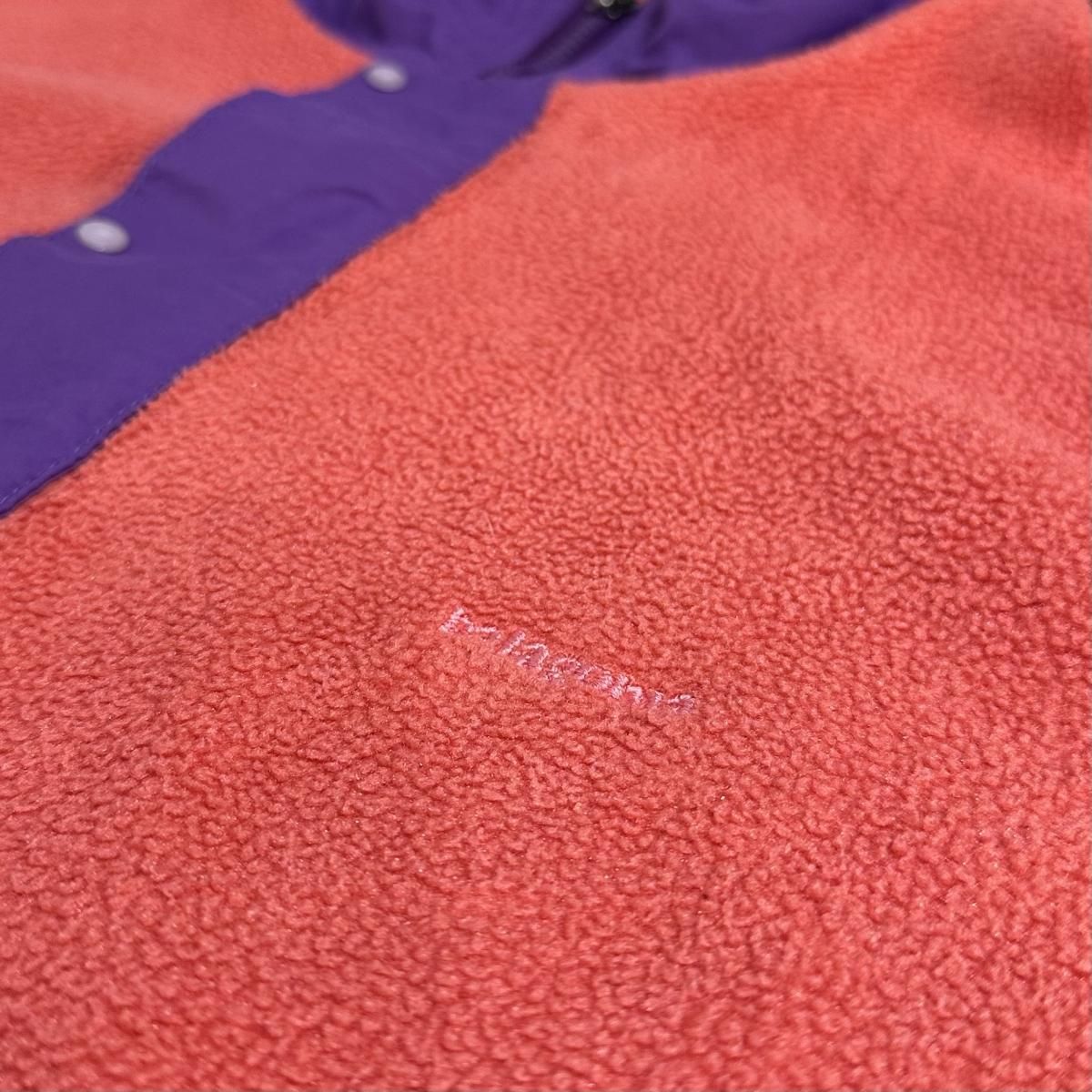 USA製 91年 patagonia Half-Zip Fleece jacket サーモンピンク USA製 91年 patagonia Half-Zip Fleece jacket サーモンピンク
