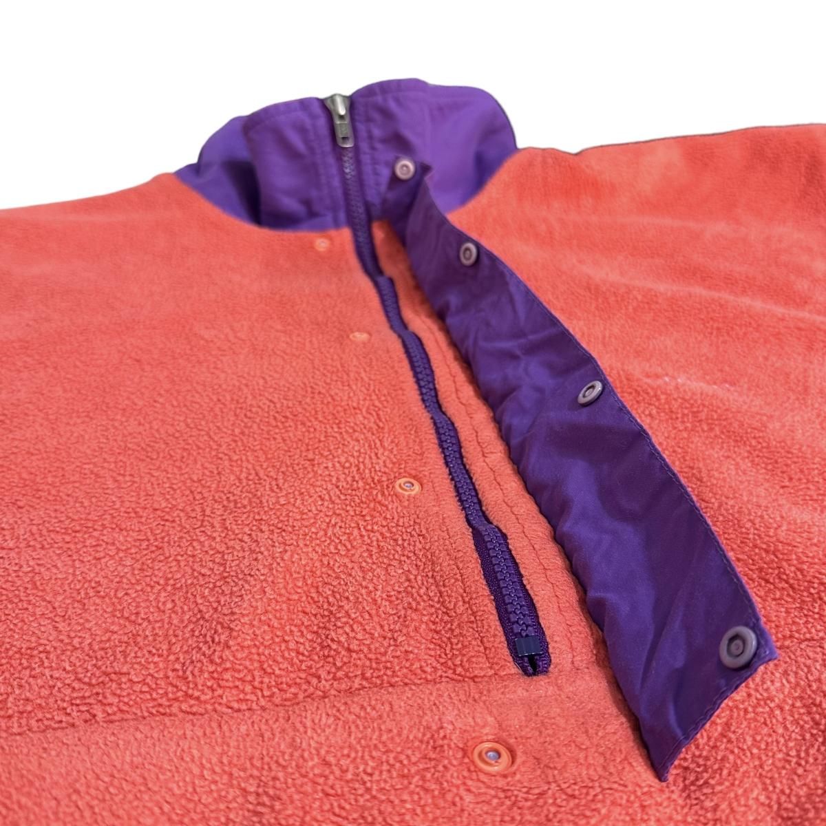 USA製 91年 patagonia Half-Zip Fleece jacket サーモンピンク USA製 91年 patagonia Half-Zip Fleece jacket サーモンピンク