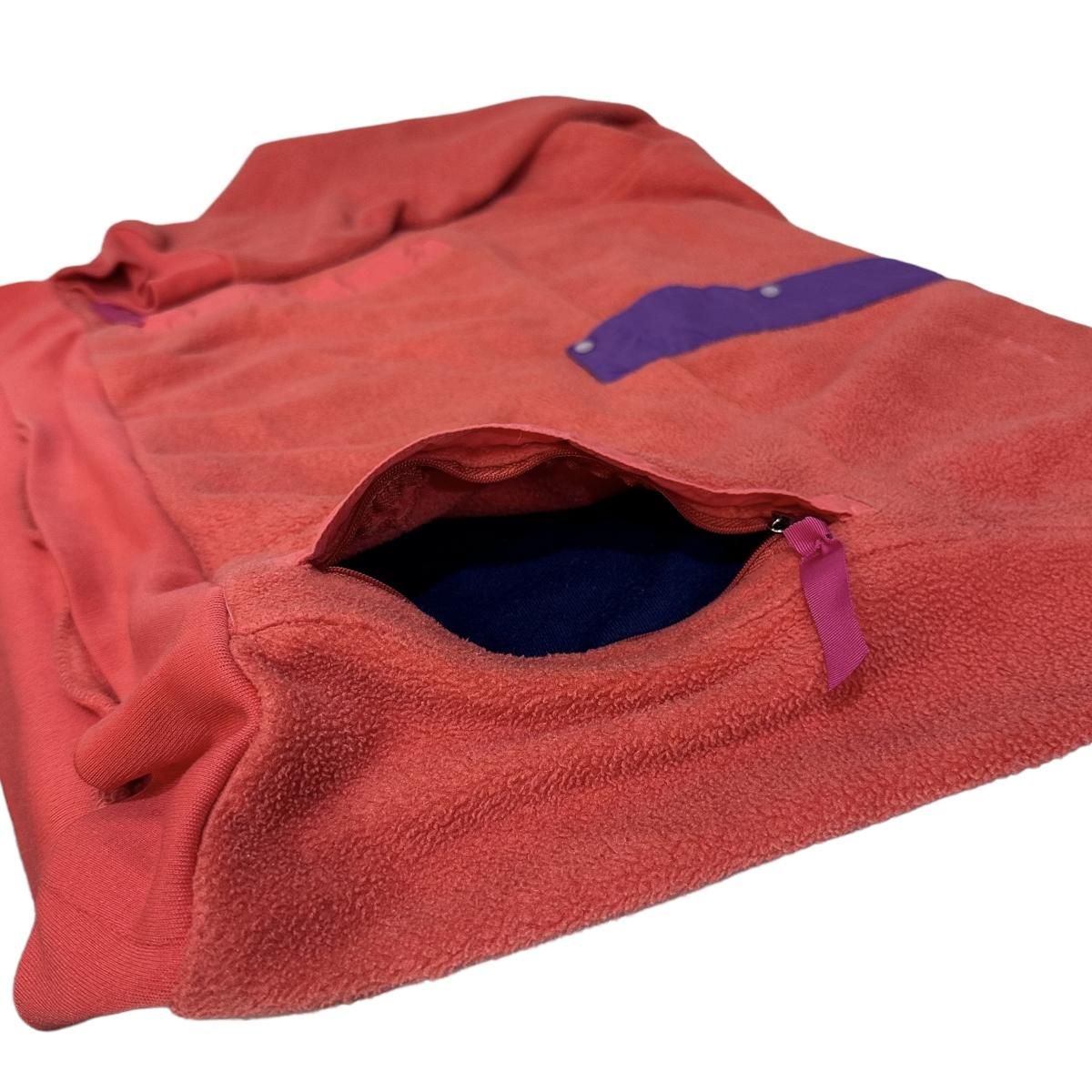 USA製 91年 patagonia Half-Zip Fleece jacket サーモンピンク USA製 91年 patagonia Half-Zip Fleece jacket サーモンピンク