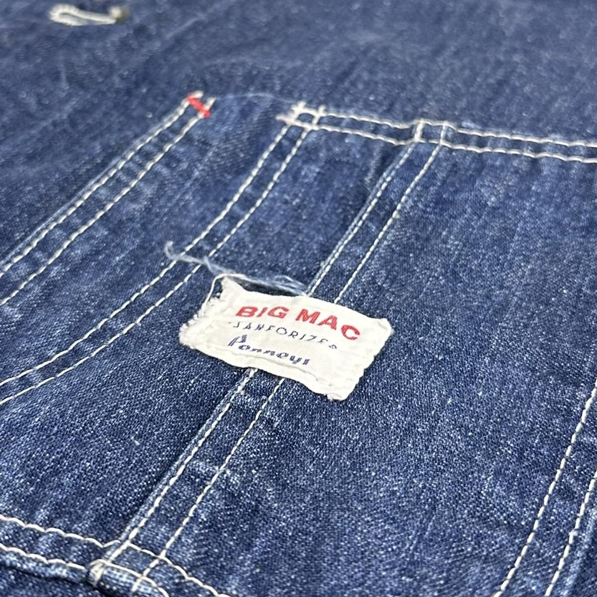 VINTAGE 60s BIG MAC DENIM COVERALL