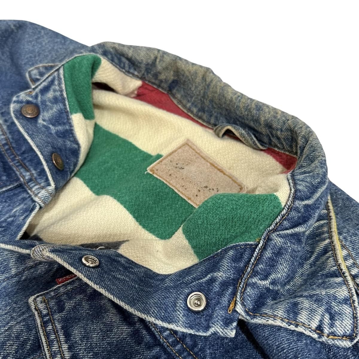 USA製 93年 Levi's 70617-0291 Blanket Lining Reversible Denim