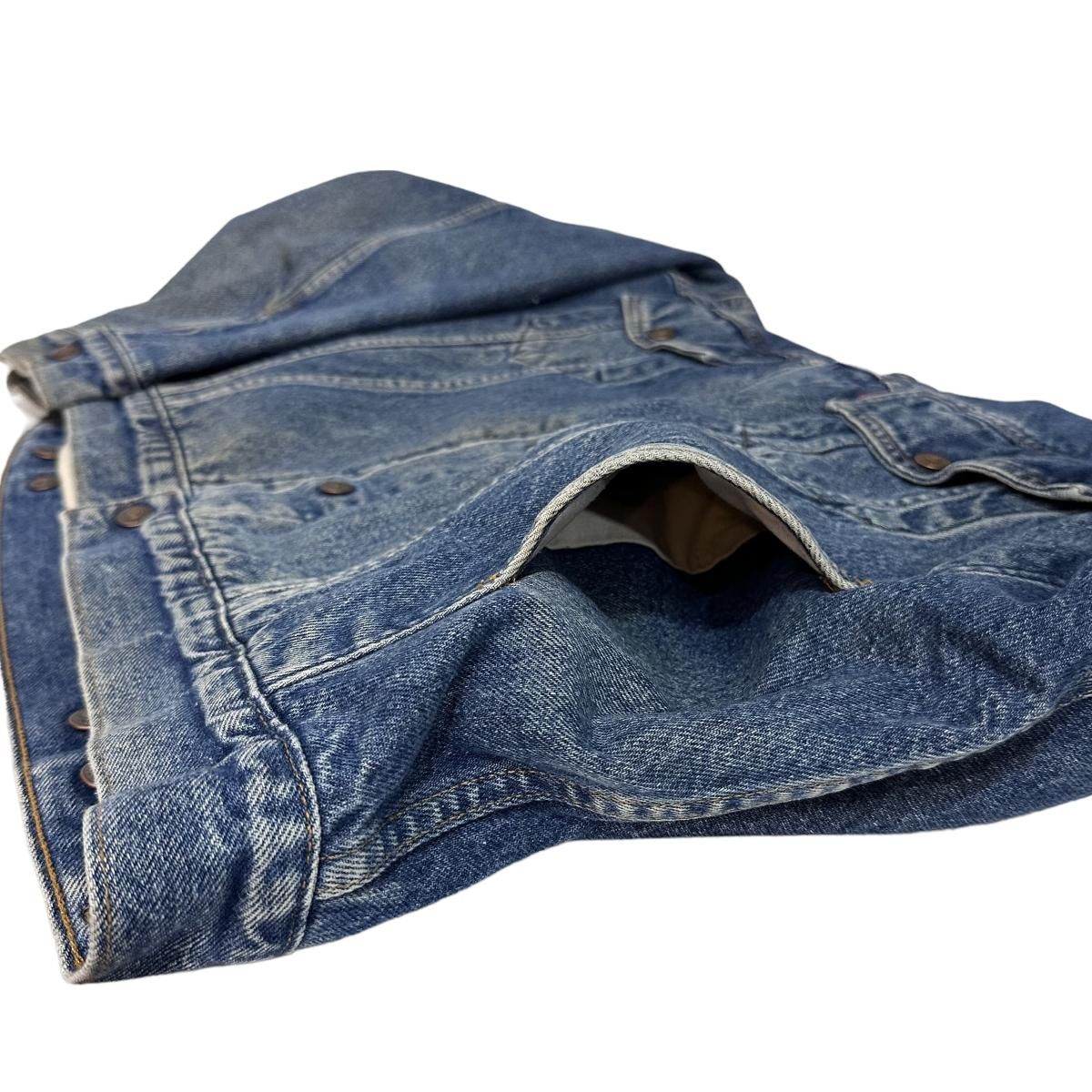USA製 93年 Levi's 70617-0291 Blanket Lining Reversible Denim