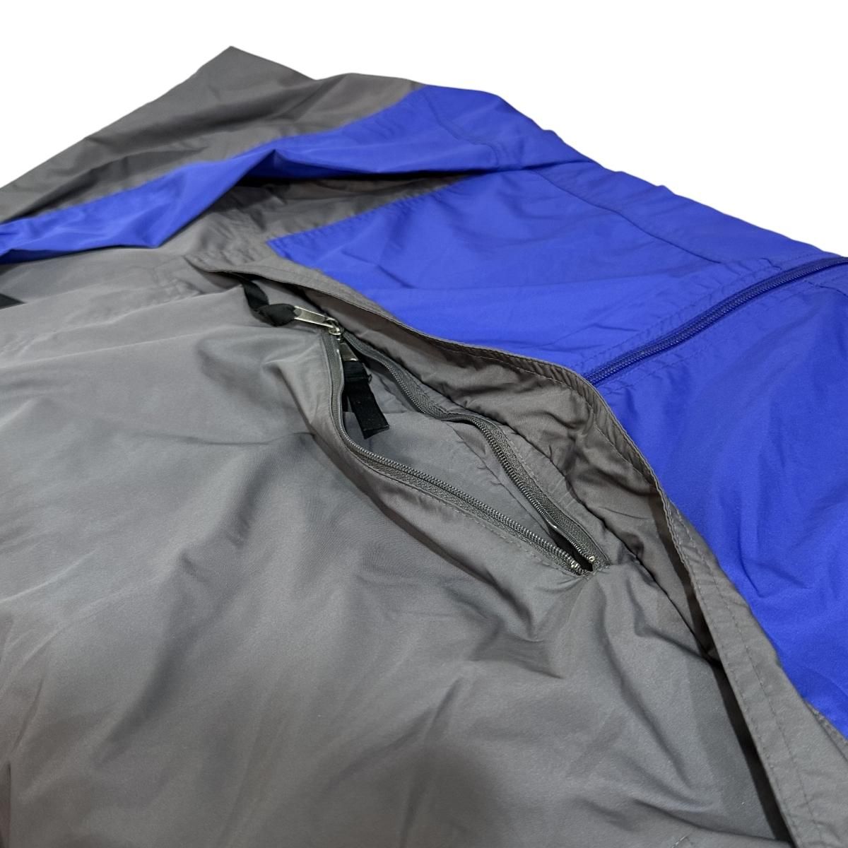 96年製 NIKE ACG Logo Nylon Anorak Parka 青灰 L 90s ナイキ 96年製 NIKE ACG Logo Nylon Anorak Parka 青灰 L 90s ナイキ