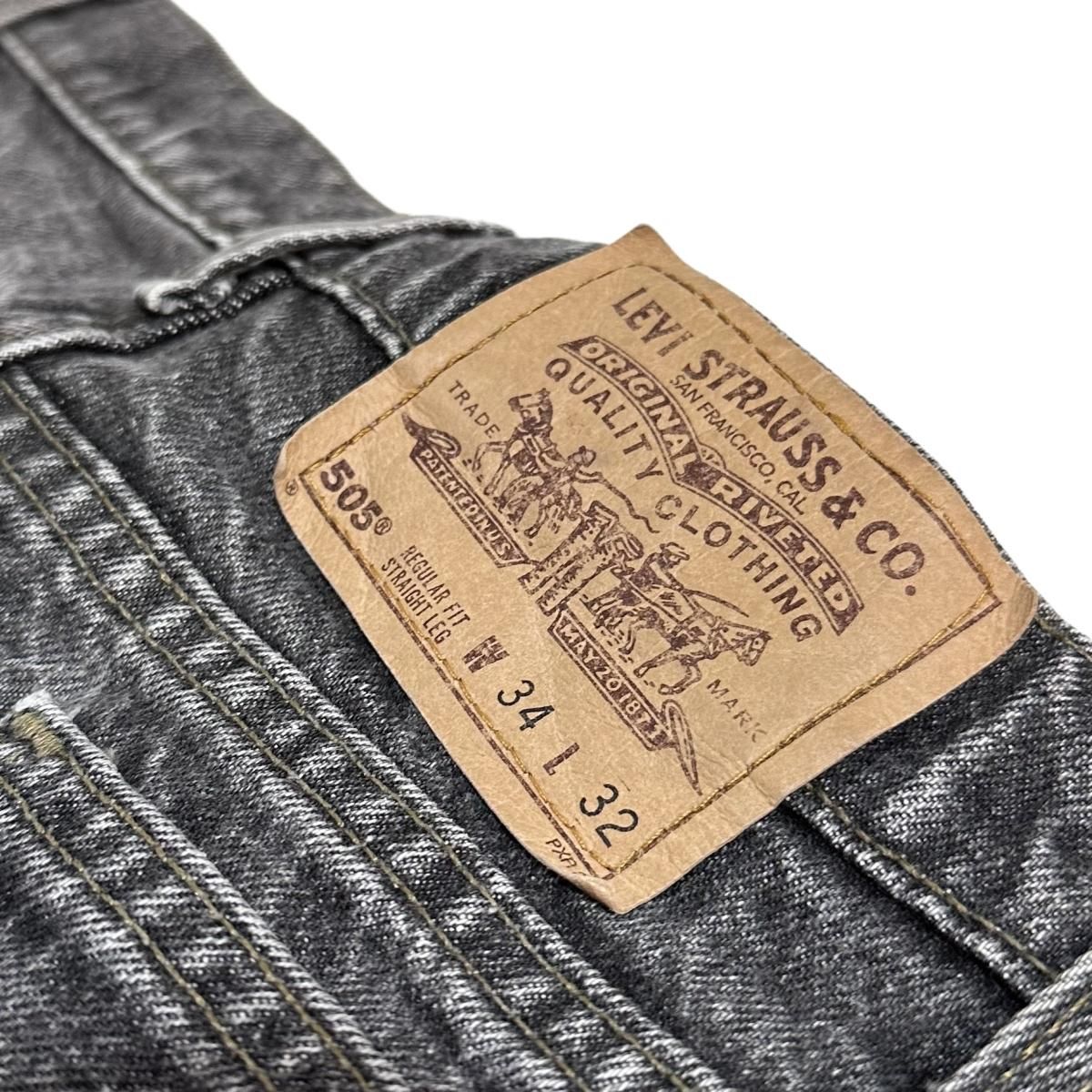 USA製 90s Levi's 505 Black Denim Pants USA製 90s Levi's 505 Black Denim Pants