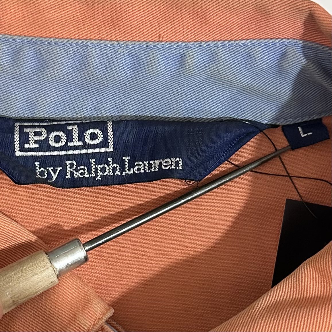 90s Polo Ralph Lauren Cotton Drizzler Jacket オレンジ L ポロラルフ