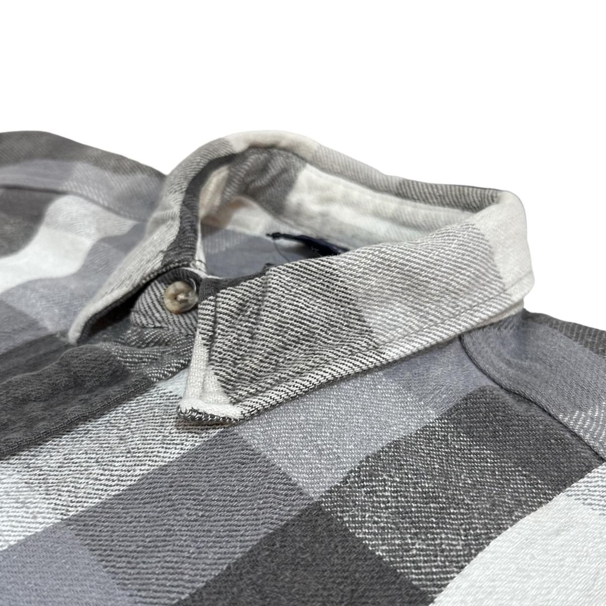 00s FIVE BROTHER Check Flannel L/S Shirt 灰黒 XL ファイブ 00s FIVE BROTHER Check Flannel L/S Shirt 灰黒 XL ファイブ