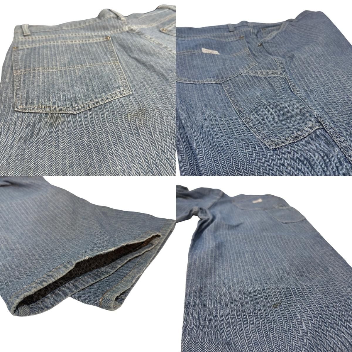 USA製 90s RRL HBT Cotton Work Pants 青 W35×L29 ダブルアール USA製 90s RRL HBT Cotton Work Pants 青 W35×L29 ダブルアール