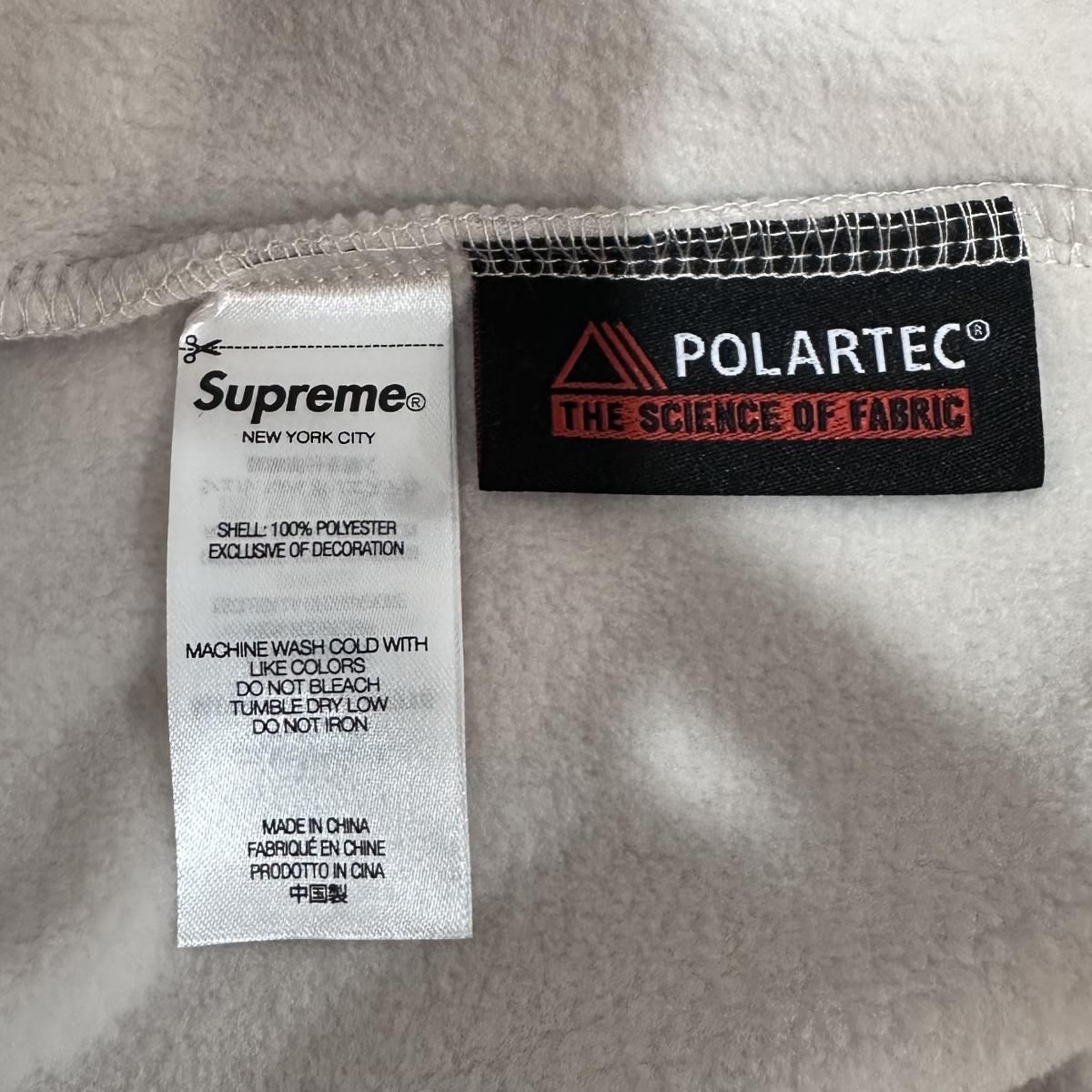 新品 22AW SUPREME Polartec Facemask Half Zip Pullover (Stone 新品 22AW SUPREME Polartec Facemask Half Zip Pullover (Stone