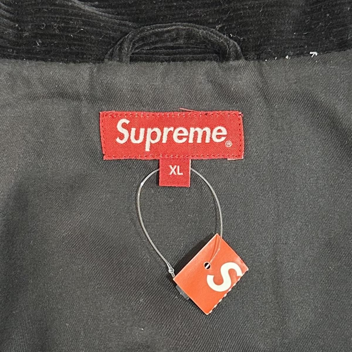 新品 21AW SUPREME Corduroy Zip Jacket 黒 XL シュプリーム 新品 21AW SUPREME Corduroy Zip Jacket 黒 XL シュプリーム
