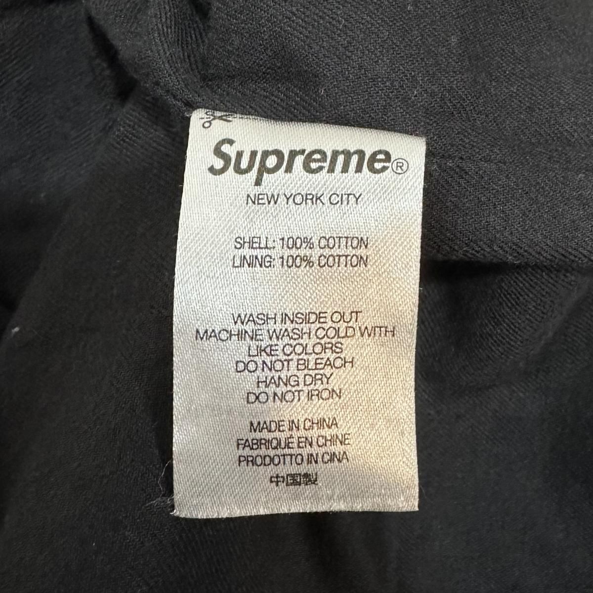 新品 21AW SUPREME Corduroy Zip Jacket 黒 XL シュプリーム