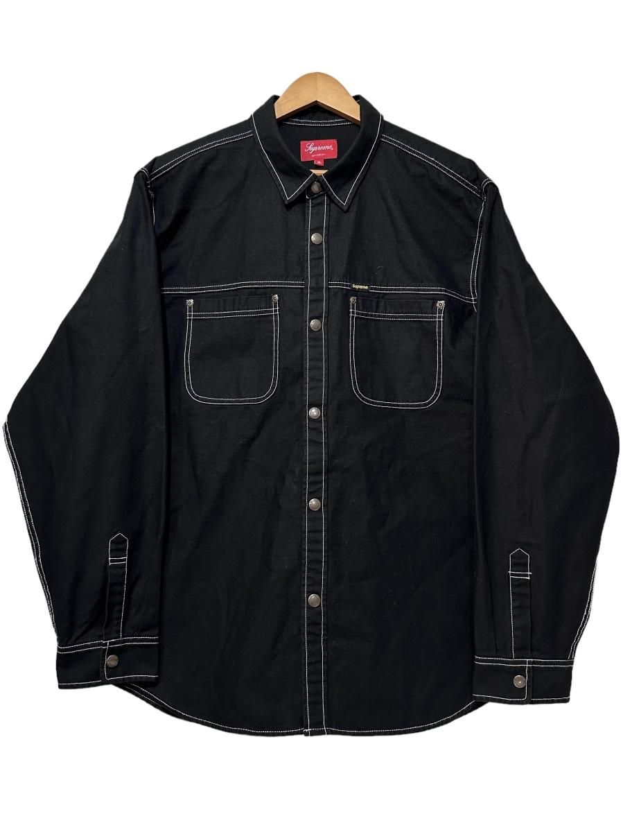 XLサイズ　supreme snap work shirt