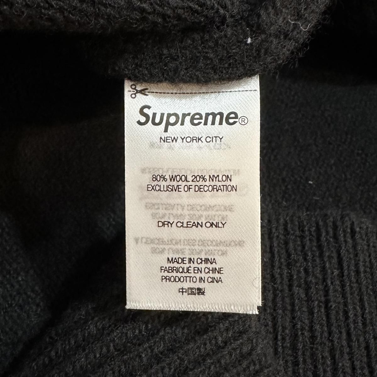新品22AW SUPREME Doughboy Sweater 黒 XL シュプリーム 新品22AW SUPREME Doughboy Sweater 黒 XL シュプリーム
