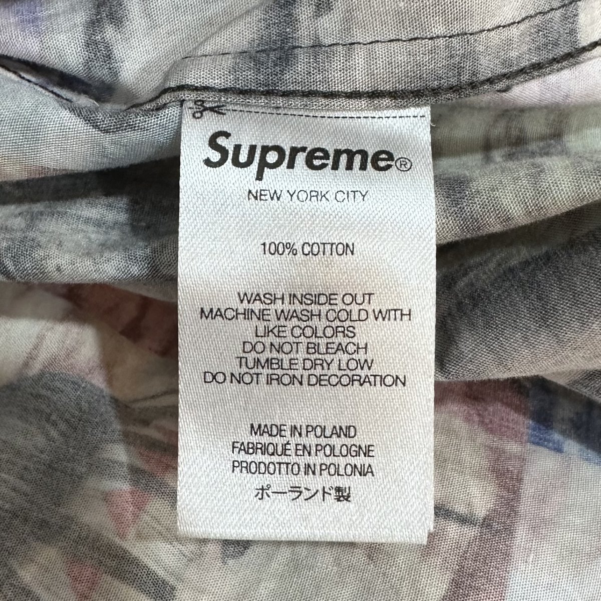 新品 22AW SUPREME × Yohji Yamamoto TEKKEN Shirt マルチ XL ...