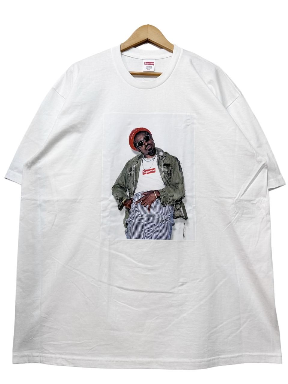 新品 2022AW SUPREME Andre 3000 Tee 白 XXL シュプリーム 新品 2022AW SUPREME Andre 3000 Tee 白 XXL シュプリーム