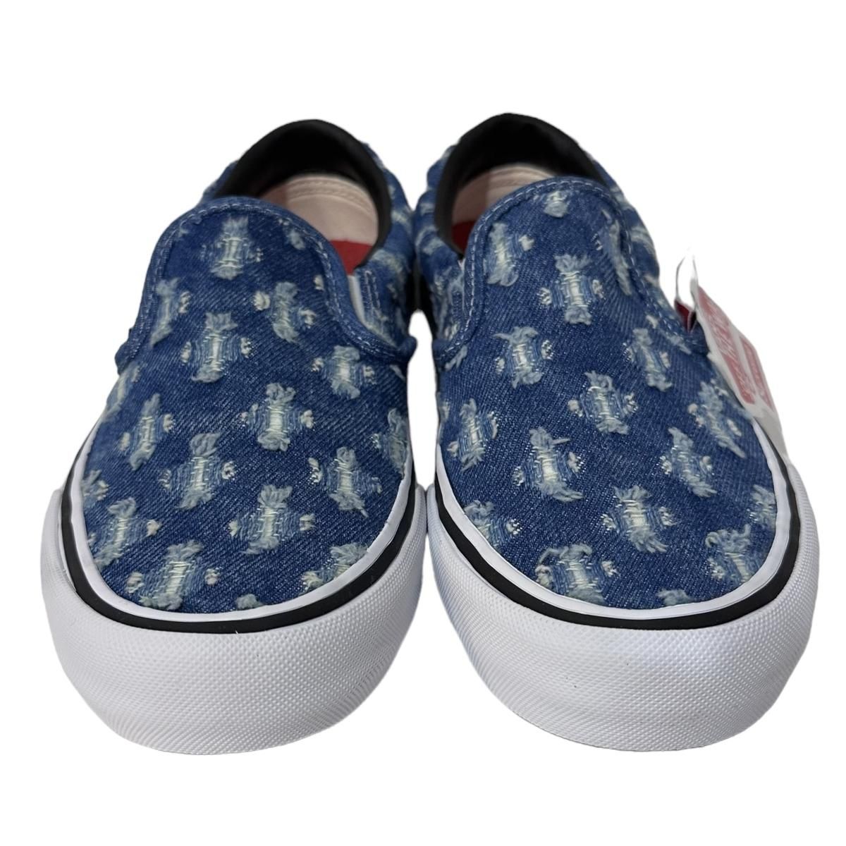 27cm Supreme Vans Denim Slip-on 青 国内正規品