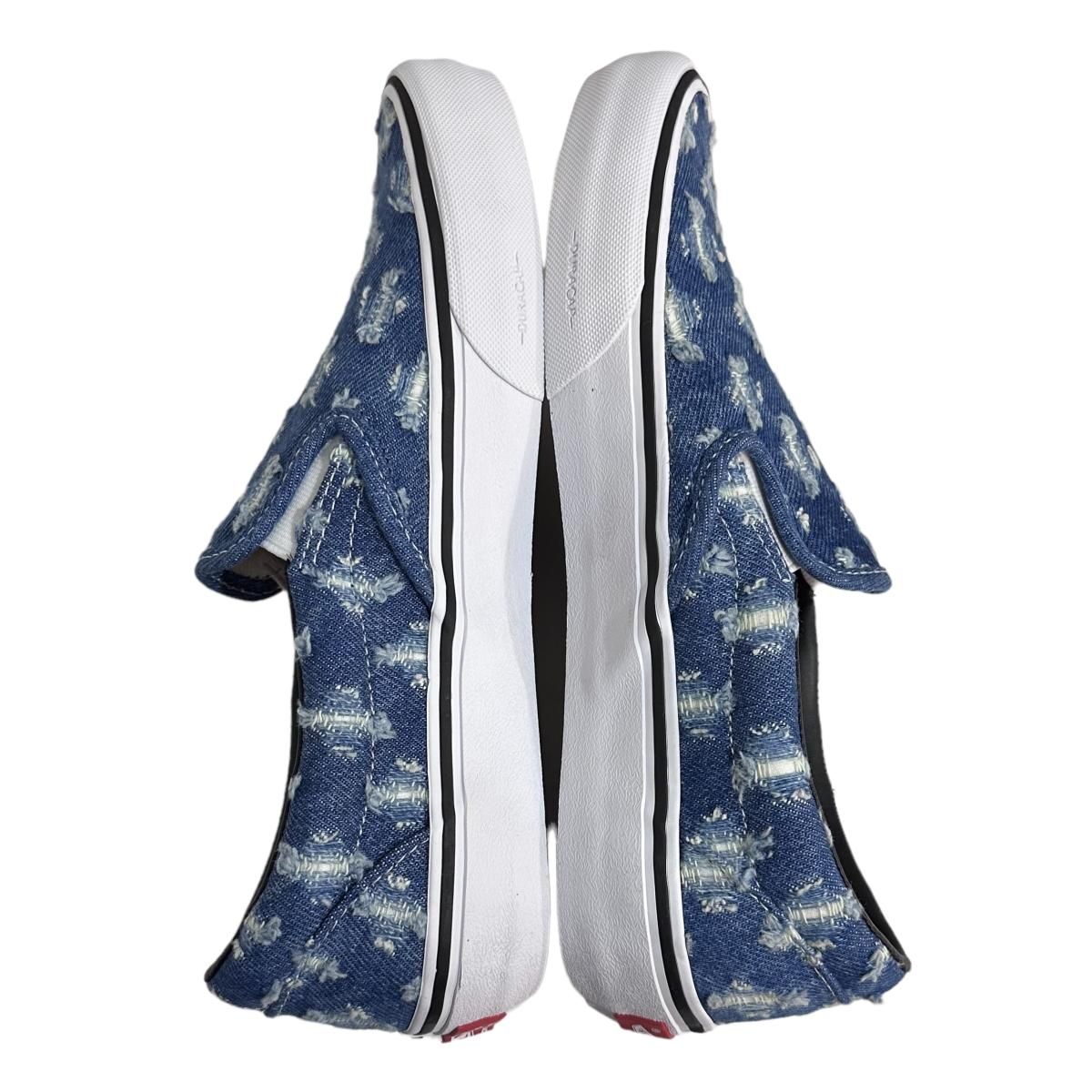 Supreme Vans Hole Denim Slip-On Pro 26.0