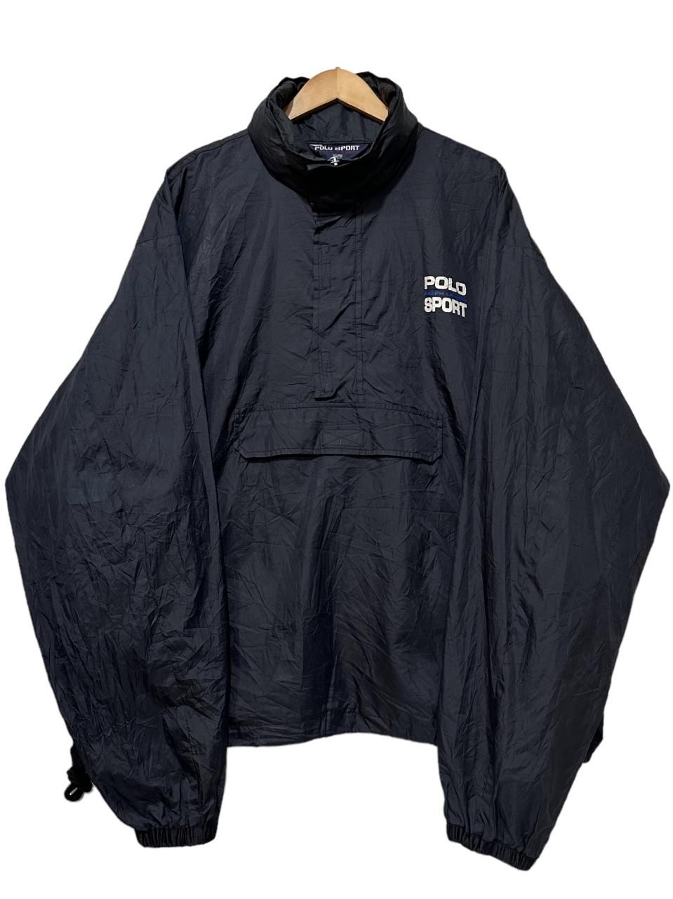 90s 58sports half zip nylon pullover