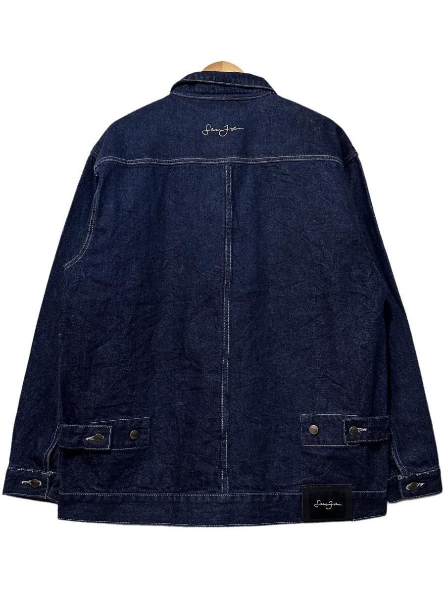 00s Sean John Denim Jacket 紺 M ショーンジョン デニム