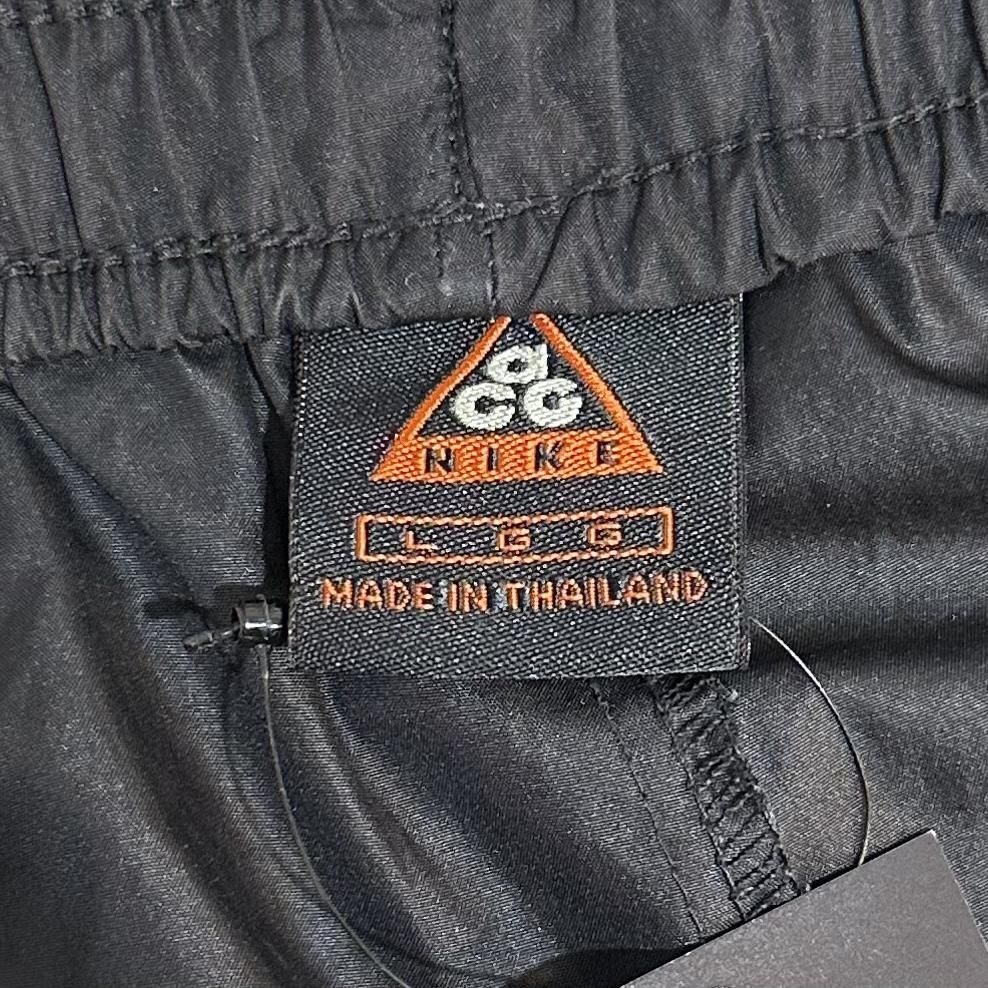96年製 NIKE ACG Logo Nylon Pants 黒 L 90s ナイキ 96年製 NIKE ACG Logo Nylon Pants 黒 L 90s ナイキ