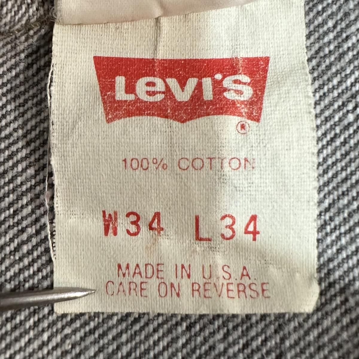 USA製 89年 Levi's 501 Black Denim Pants USA製 89年 Levi's 501 Black Denim Pants