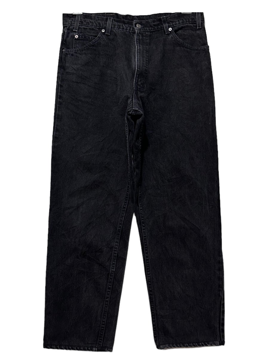 90s Levi's 560 Black Denim Pants 黒 W36×L29 リーバイス Levis ブラックデニムパンツ テーパード バギー  古着 - NEWJOKE ONLINE STORE