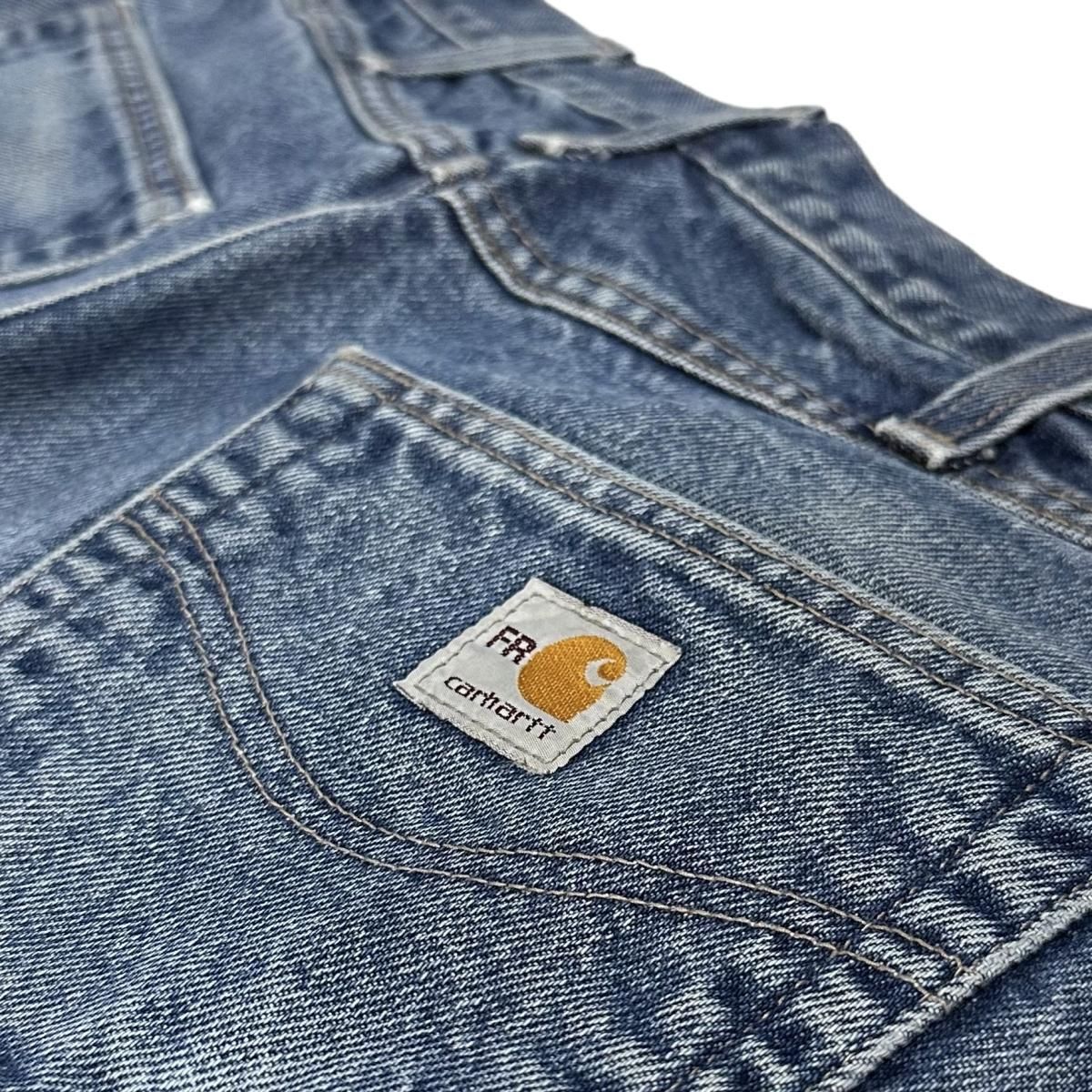 【メキシコ製】 カーハート FR carhartt デニムパンツ ブルー W32