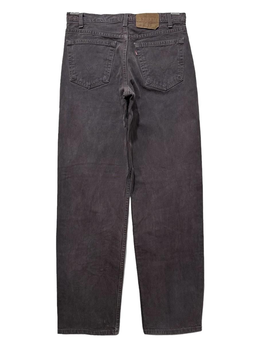 USA製 96年 Levi's 555 Over Dyed Denim Pants 茶灰 W32×L32 90s USA製 96年 Levi's 555 Over Dyed Denim Pants 茶灰 W32×L32 90s