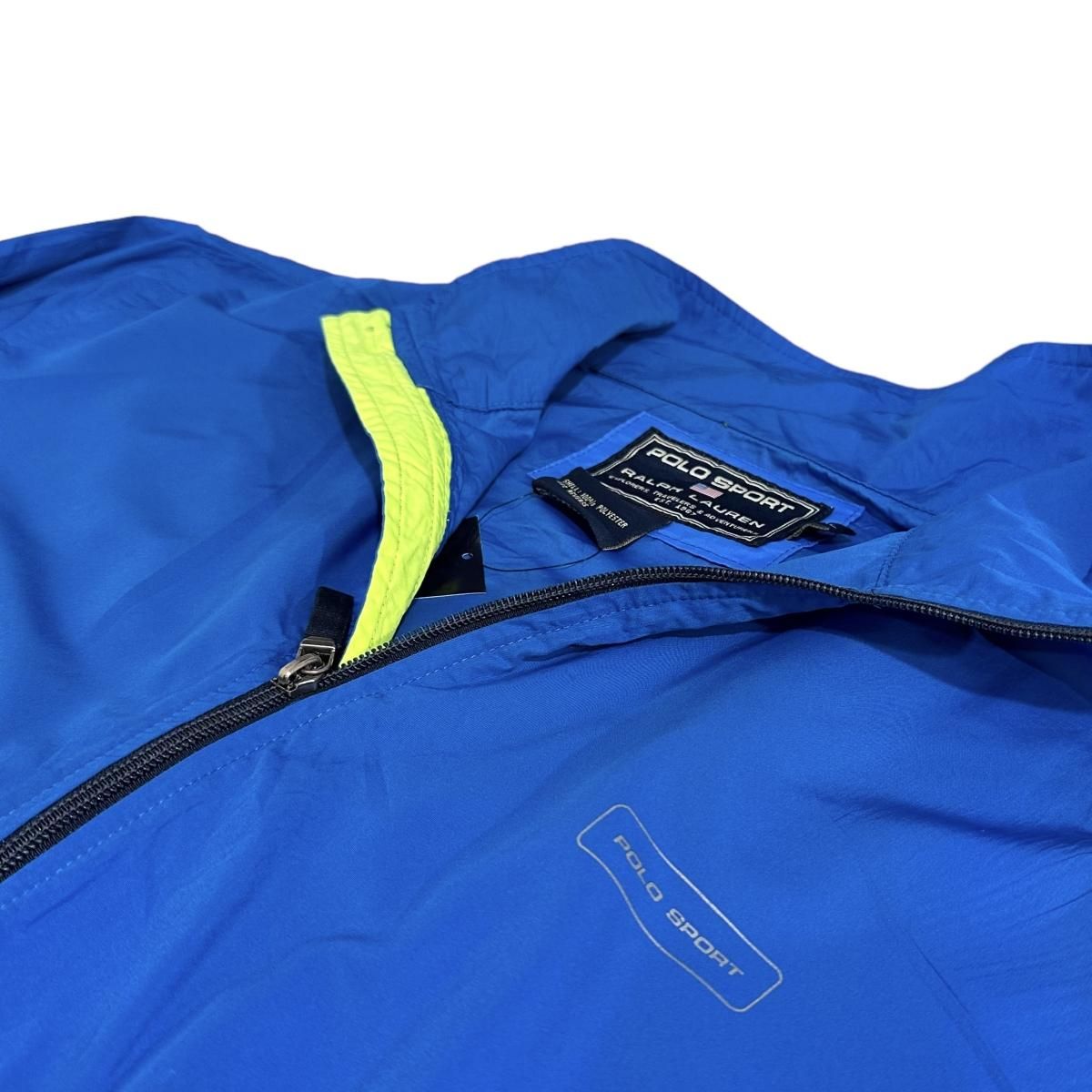 90s POLO SPORT Logo Nylon Jacket 青 XL ポロスポーツ ナイロン 90s POLO SPORT Logo Nylon Jacket 青 XL ポロスポーツ ナイロン