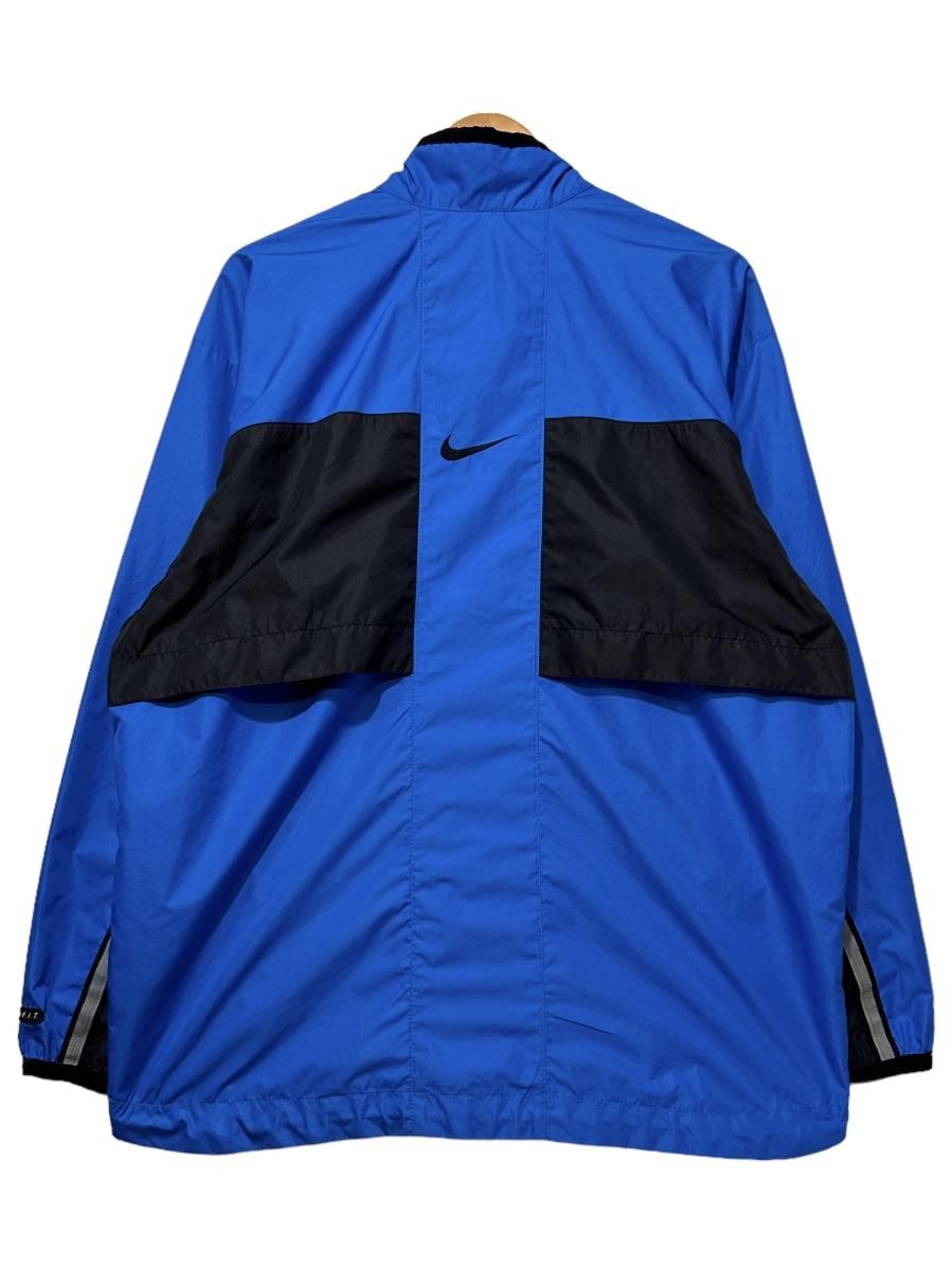 96年製 NIKE Logo Nylon Jacket 青黒 L 90s ナイキ ナイロン 96年製 NIKE Logo Nylon Jacket 青黒 L 90s ナイキ ナイロン