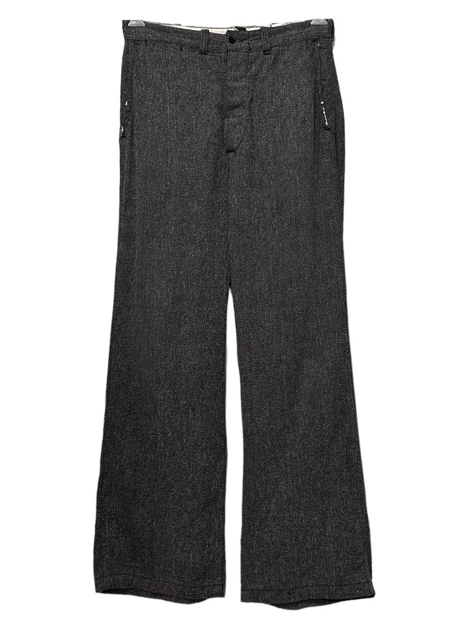 40s~50s Vintage Black Chambray Work Pants 黒 W31×L30 ブラック 