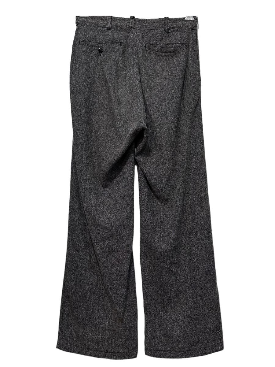 40s~50s Vintage Black Chambray Work Pants 黒 W31×L30 ブラックシャンブレー ワークパンツ 黒シャン  ヴィンテージ 古着 - NEWJOKE ONLINE STORE