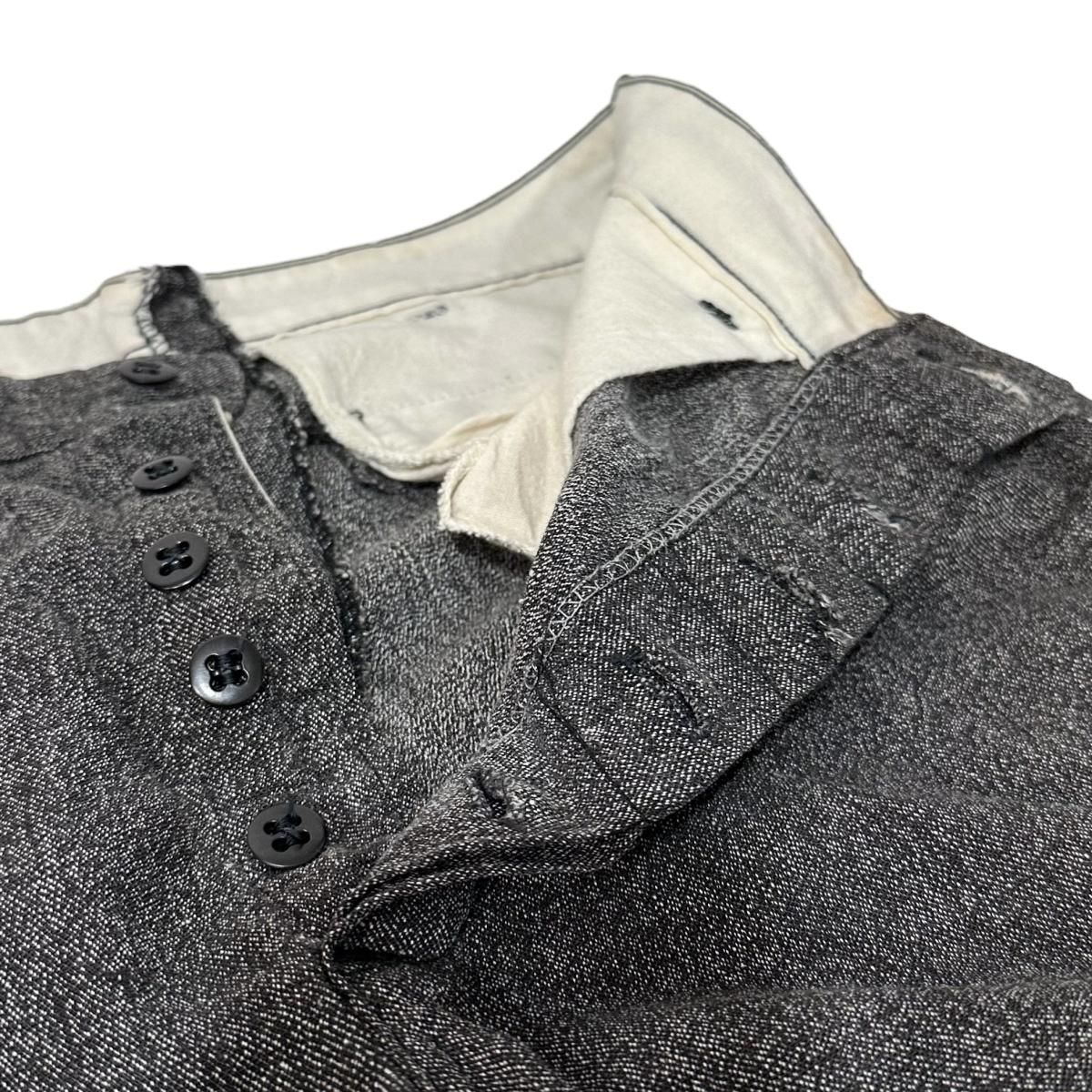 40s~50s Vintage Black Chambray Work Pants 黒 W31×L30 40s~50s Vintage Black Chambray Work Pants 黒 W31×L30