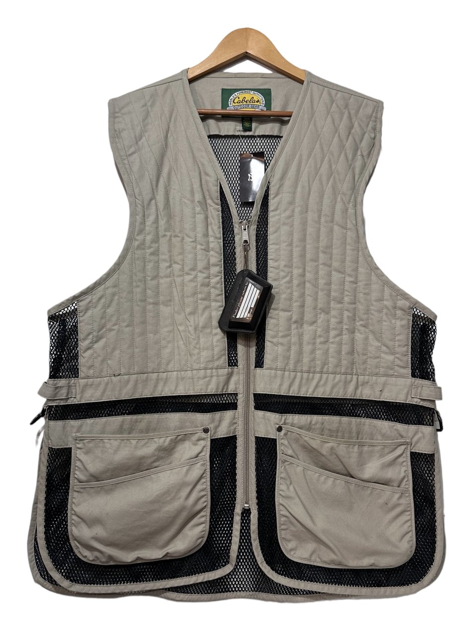 90s~00s Cabela's Fishing Vest カーキ XL カベラス フィッシング