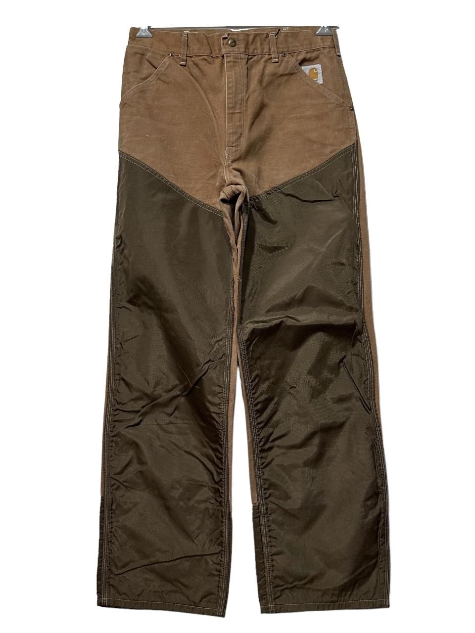 USA製 80s Carhartt Nylon Double Knee Hunting Pants 茶 W34×L32 ...