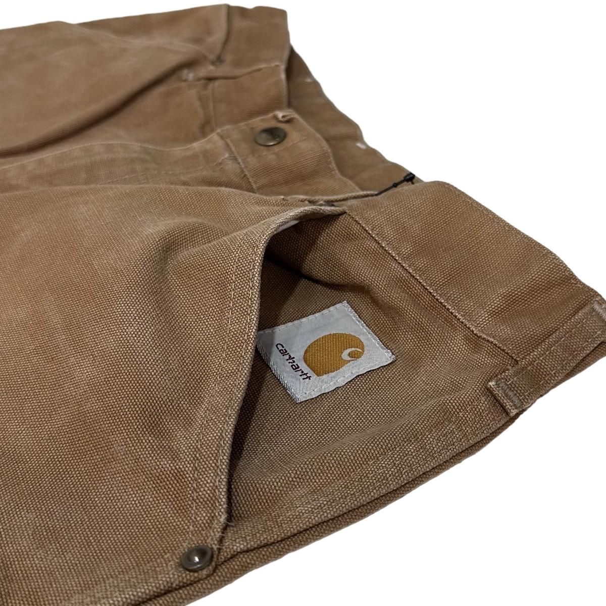 USA製 80s Carhartt Nylon Double Knee Hunting Pants 茶 W34 USA製 80s Carhartt Nylon Double Knee Hunting Pants 茶 W34