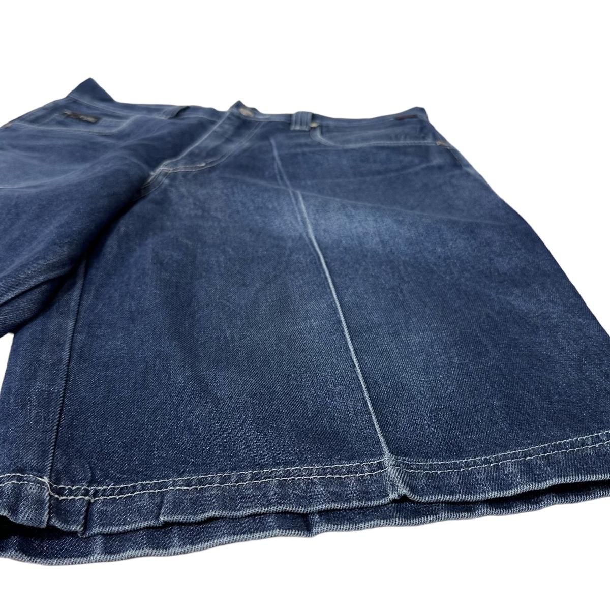 00s FUBU Denim Shorts 紺 34 フブ デニムショーツ ヒップホップ