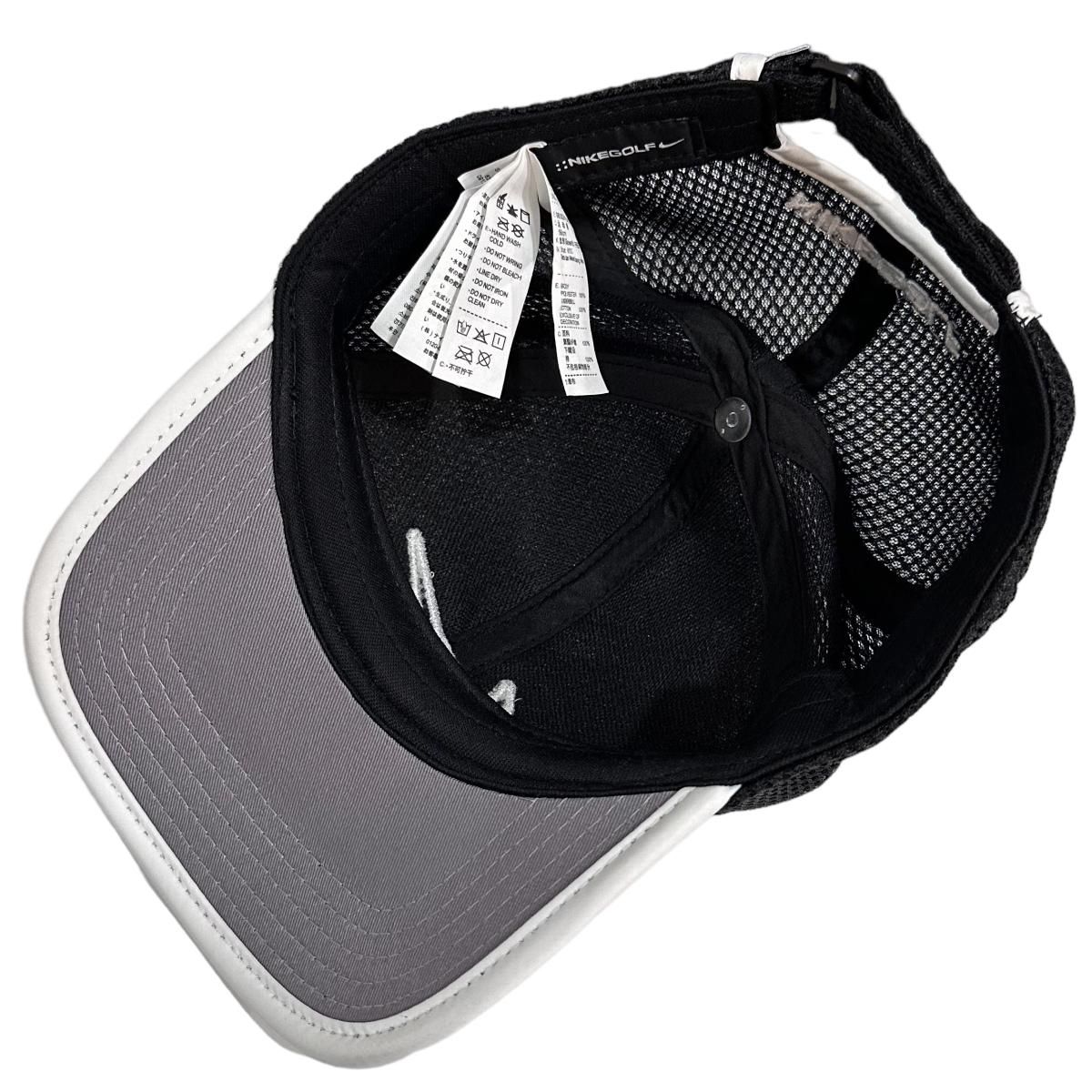 NIKE GOLF ナイキ ゴルフ メッシュキャップ JUST GOLF 新品 NIKE GOLF Logo Mesh Cap 黒 ナイキ ゴルフ メッシュ