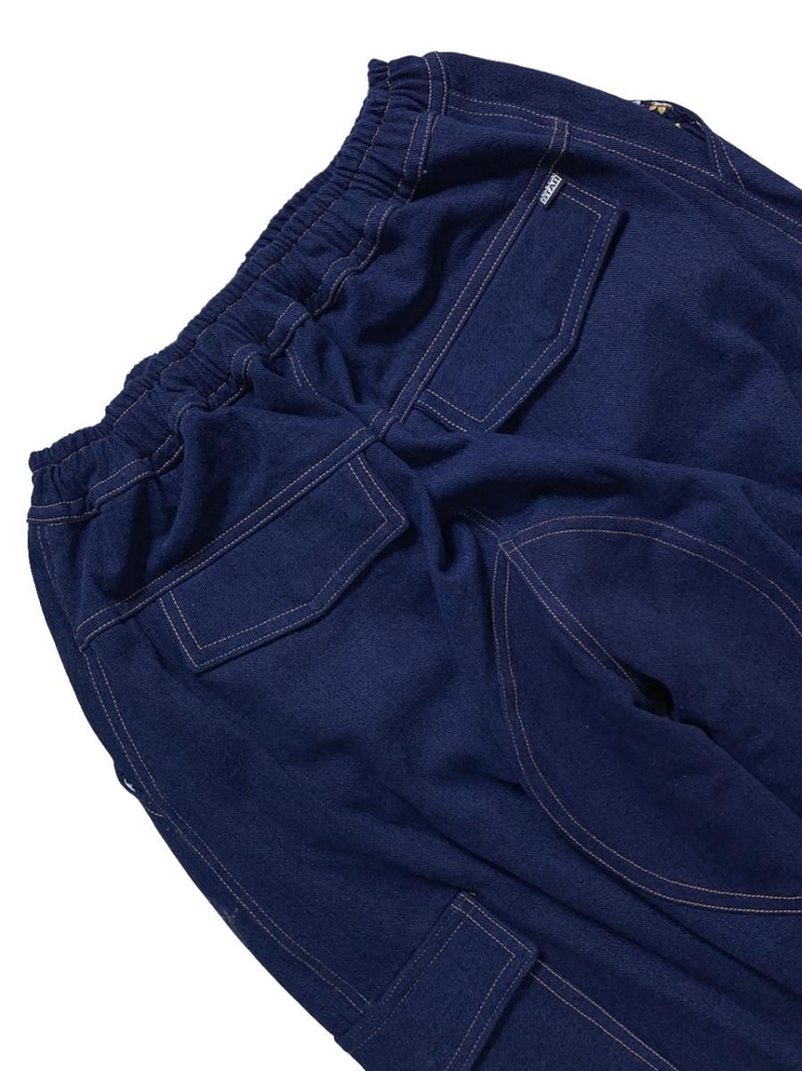 テレビジスター　カーゴパンツ　ブラック TELEVISI STAR(テレビジスター)/ BAGGY OG CARGO PANTS VX