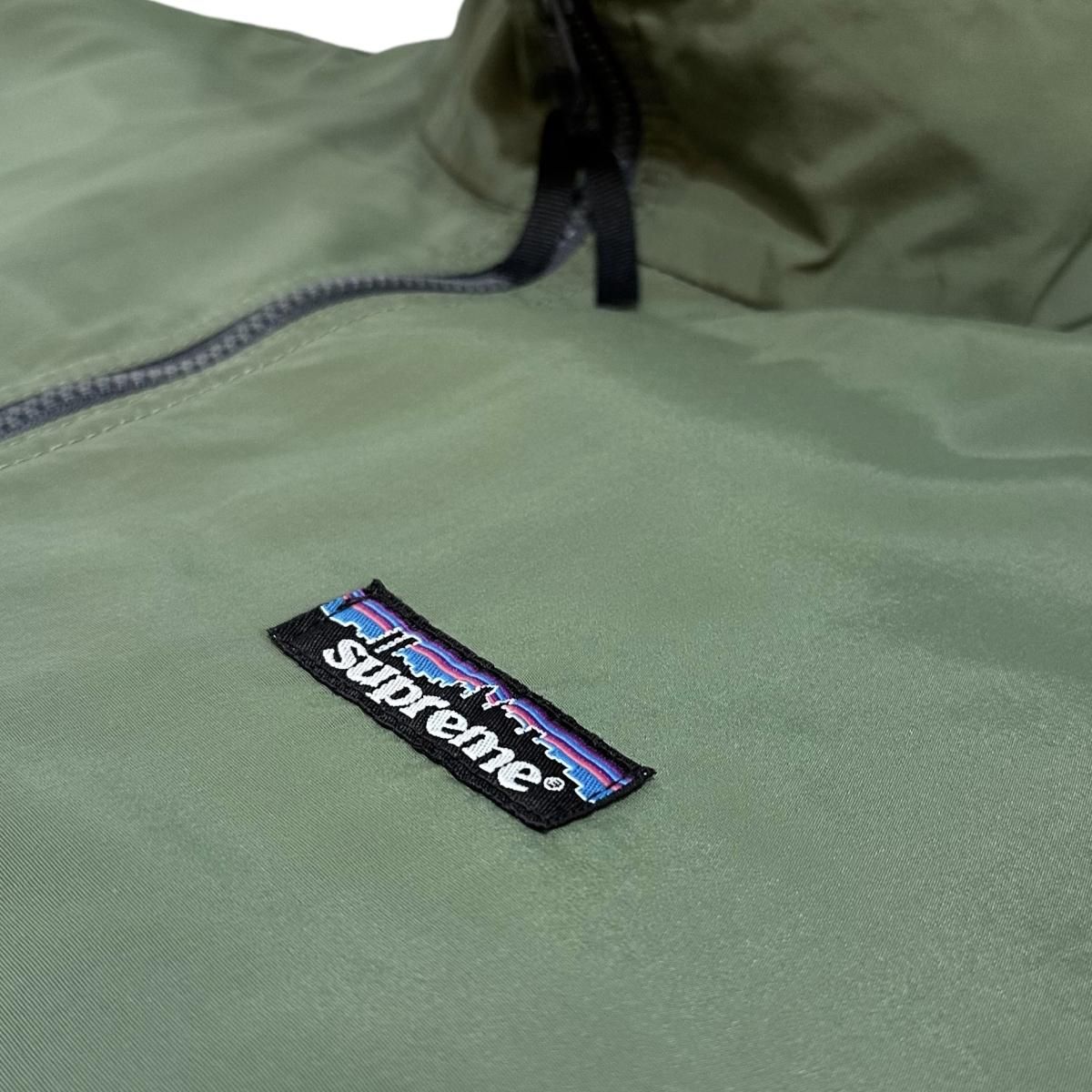 USA製 98AW SUPREME patagonia Logo Nylon Jacket オリーブ XL USA製 98AW SUPREME patagonia Logo Nylon Jacket オリーブ XL