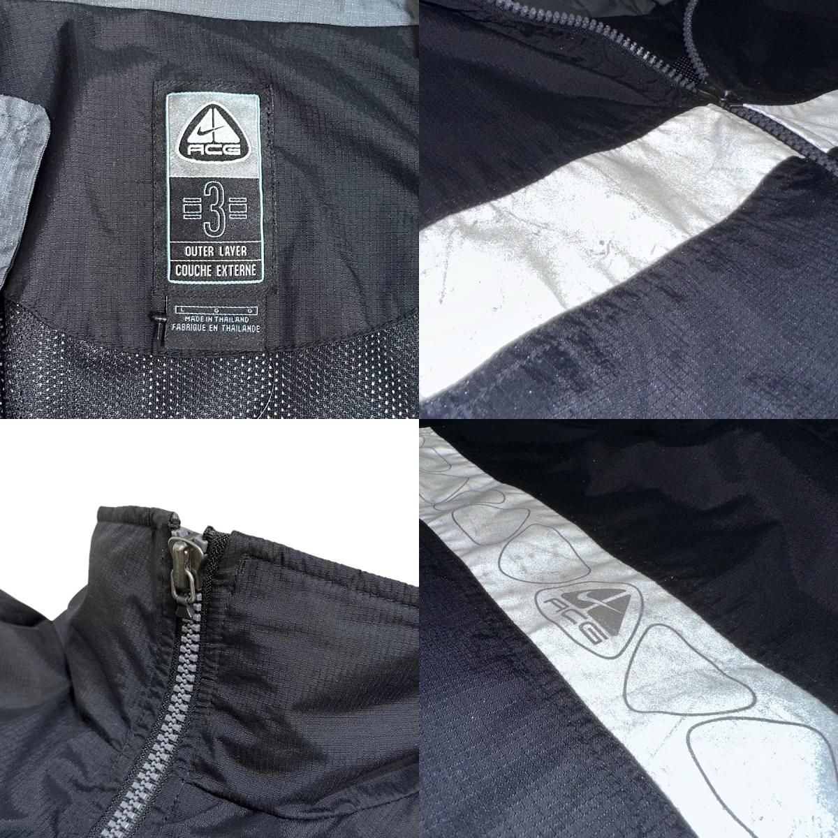 00年製 NIKE ACG 3D Pocket Rip-Stop Nylon Jacket 黒 L 00s 00年製 NIKE ACG 3D Pocket Rip-Stop Nylon Jacket 黒 L 00s
