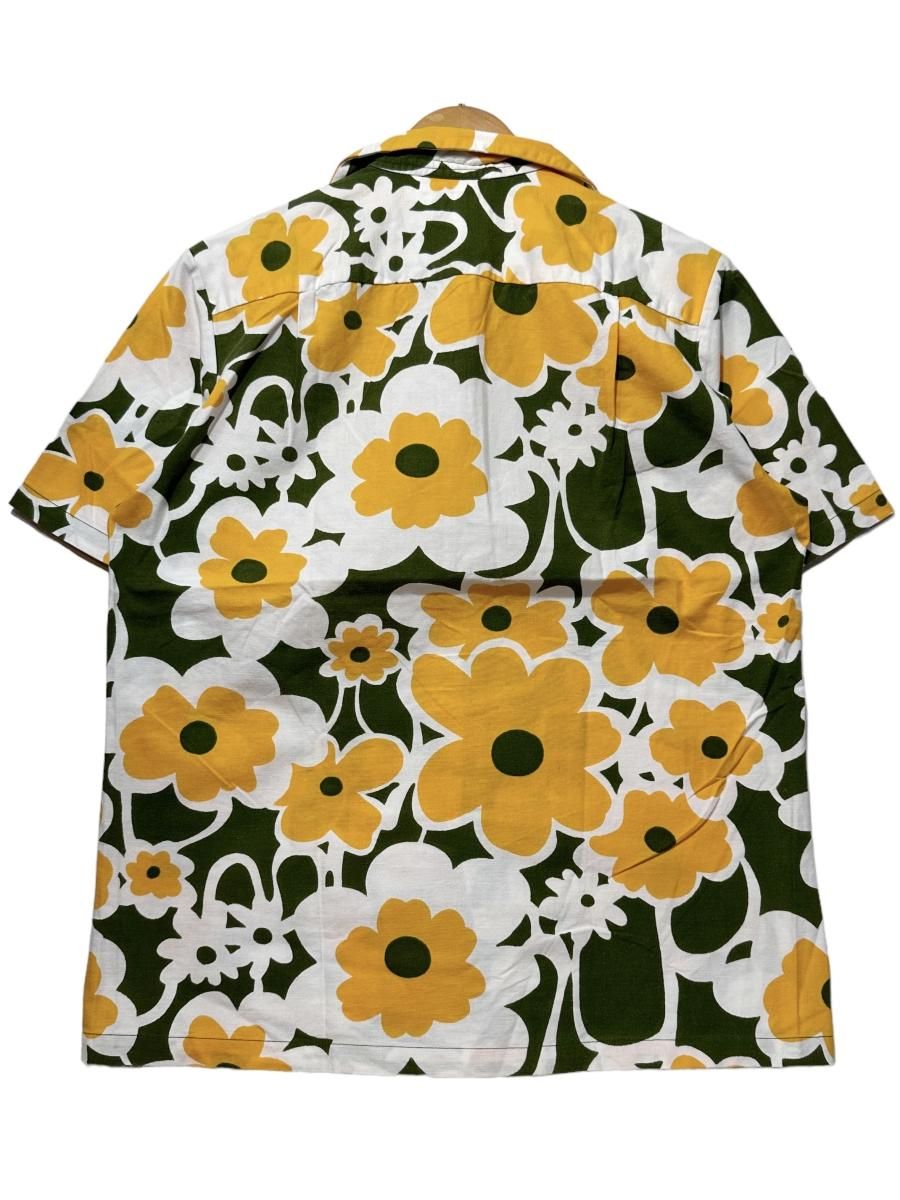 60s Duke Kahanamoku Cotton Aloha Shirt 黄緑 M デューク 60s Duke Kahanamoku Cotton Aloha Shirt 黄緑 M デューク