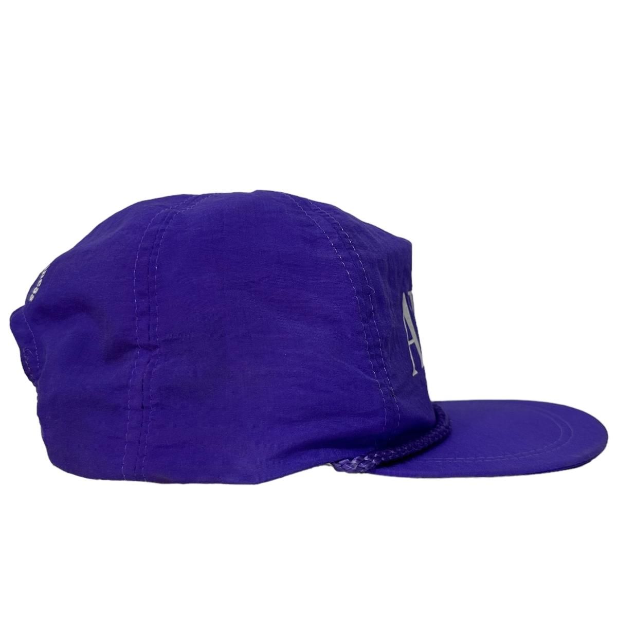 90s AT&T Nylon 5 Panel Cap 紫 エイティー＆ティー ナイロン
