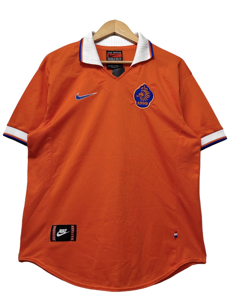 90s NIKE ナイキ製サッカー　オランダ代表　ゲームシャツ　ユニフォーム　MGAP