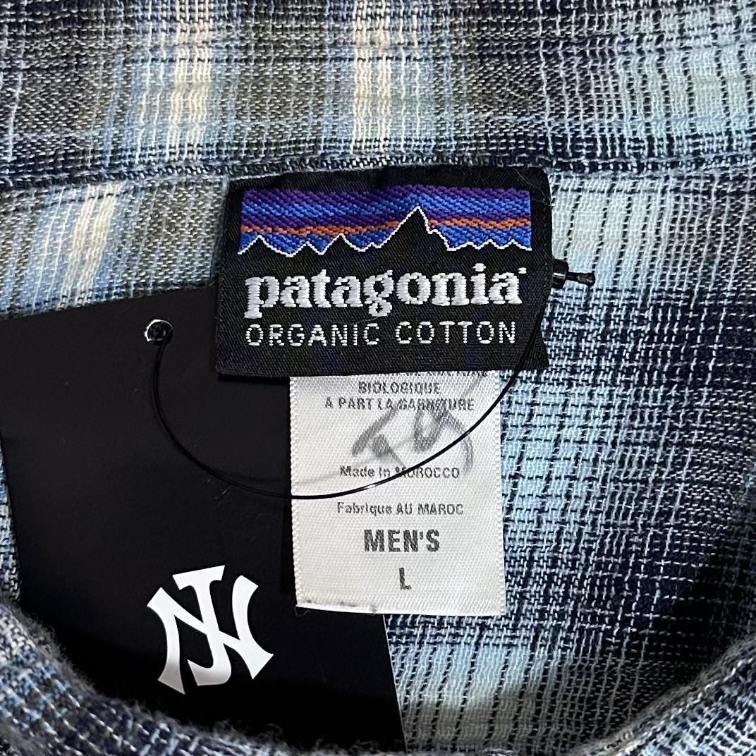 09年製 patagonia A/C Shirt 青 L 00s パタゴニア 半袖 ACシャツ 09年製 patagonia A/C Shirt 青 L 00s パタゴニア 半袖 ACシャツ