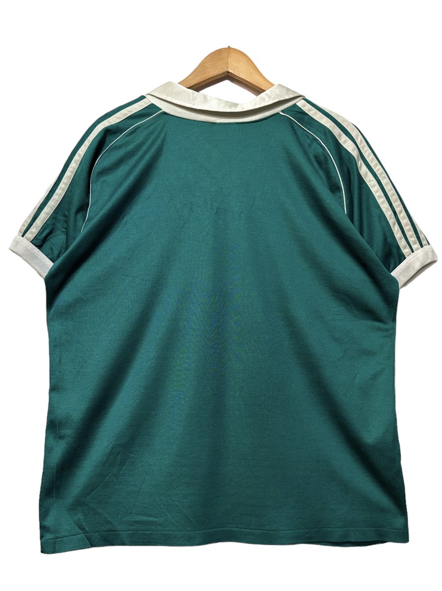 80s adidas S/S Soccer Jersey 緑 XL アディダス サッカーシャツ