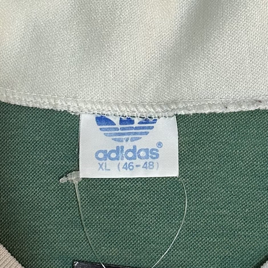 80s adidas S/S Soccer Jersey 緑 XL アディダス サッカーシャツ ...